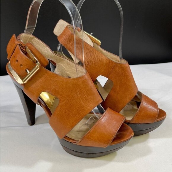 Michael Michael Kors Women's Brown Shoes/Heels Sz 5M SKU 5459 - Picture 1 of 9
